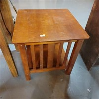 Wood End Table