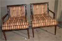 Pair of Bassett Mid Century Chiars w/Cushions