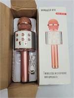 NEW Rose Gold Bluetooth Wireless Microphone SJC