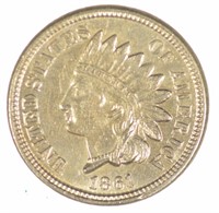 AU 1861 Indian Cent