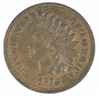 AU 1878 Indian Cent