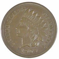Very Choice AU 1909-S Indian Cent