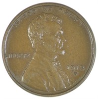Choice EF 1912-S Cent