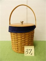 Longaberger Ice Bucket Basket (Complete)