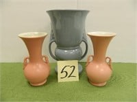 Abingdon #515 1940-50 Pink 7" Abbey Vase,