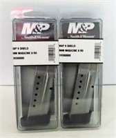 2 NEW SMITH & WESSON 8 RD. M&P-9 SHIELD MAGS