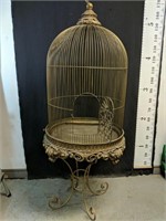 Large Bird Cage (3 pieces) measures 2' Diameter &