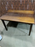 Wooden table 30.5" high, top is 48" x32"