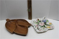 Wooden Dish & Decorative Dish