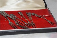Sterling silver hors dâ€™oeuvres fork- 50g