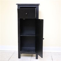 Black Bathroom Cabinet