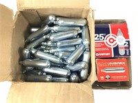 Large Lot of 100+ CO2 Cylinders for Air Guns