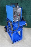 90 AMP Flux Wire Welder with cart, as new