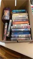 2 boxes of VHS tapes as shown
