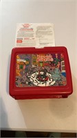 Pee-Wee’s playhouse lunch box. No thermos so far