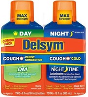 Delsym Day/Night Cough Plus Liquid Combo Pack