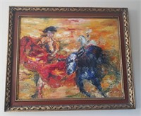 Framed Painting on Canvas - 1968 Jacquie Rich