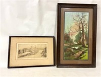 TWO EARLY CANADIAN PAINTINGS