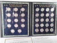 1934 to 1947 Walking Liberty Half Dollar Set of 34