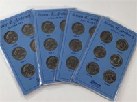 4 New Susan B Anthony 6 Coin Sets 24 Total