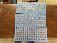 LINCOLN CENTS AND NICKELS IN FOLDERS