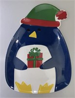 Penguin Christmas Plate