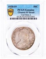 Coin 1820/19 Capped Bust Half Dollar PCGS Genuine*