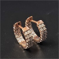 10K Diamond (0.2Ct,Si2-I1,F-G) Earrings