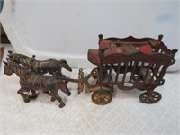 Antique Overland Circus Wagon-Made in USA
