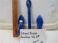 Steel Boat  Anchor No. 5