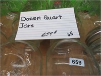 Dozen Quart Jars