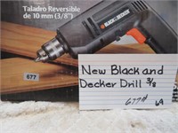 New Black & Decker Drill 3/8"