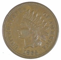 About UNC 1865 Indian Cent