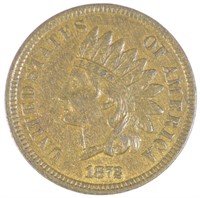 Very Choice AU 1872 Indian Cent