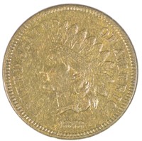 AU 1873 Closed 3 Indian Cent