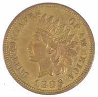 Very Choice AU 1874 Indian Cent