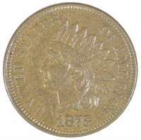 AU 1875 Indian Cent