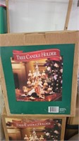Sam's West Tree Candle Holder in box