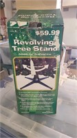 Revolving Tree Stand in box untested