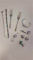 Lot of sterling silver pieces