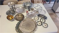 Lot of vintage silver plated items