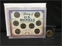 History of The US Nickel & Gold Tone NH Quarter