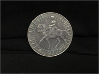 Queen Elizabeth Silver Anniversary Coin