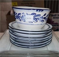 Various Glassware 
Plates, Bowl
