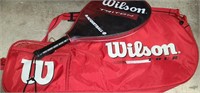 Wilson Racquetball Rack and Bag
