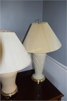 2 Contemporary table lamps