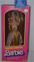 GOLDEN DREAM BARBIE, BOX SHOWS WEAR 1980
