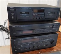 Yamaha rx-v990 receiver, cdc-745 cd player,