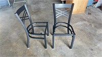 2x Metal Chair Frames
