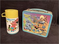 Vintage Disney lunch box and thermos